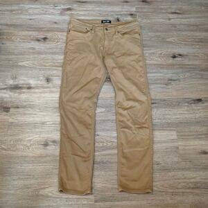 DUER NX2 Pant Slim Fit Tan Khaki Performance Stretch Chino Mens 36x32